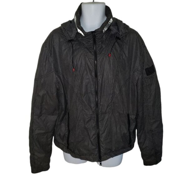 𝅺Armani Exchange Hooded Nylon Ripstop Lightweight City Wind Jacket - Women's - Picture 2 of 12